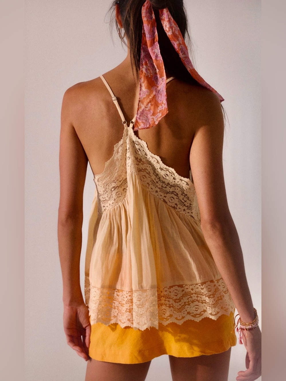 NWT Free People Fiona Cami in Angel Oats - Picture 4 of 12